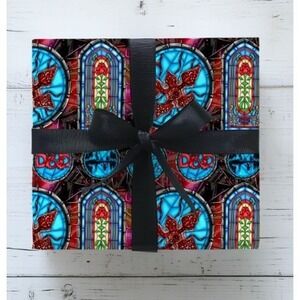 Stranger Things Stained Glass Design Wrapping Paper